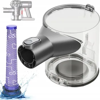 Nádoba na prach pro vysavače Dyson V6 DC58 DC59 DC62 DC74 + Filtr