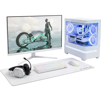Stolní počítač HelloComp AMD GAMER 5070 White (SET) (Powered by ASUS)