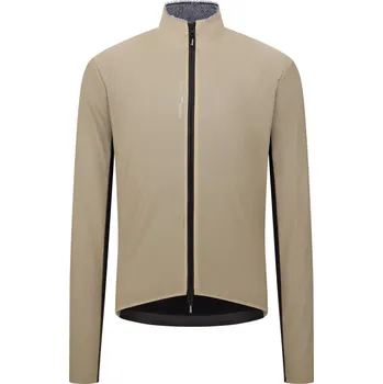 Cyklistická bunda SANTINI Cyklistická větruodolná bunda - ALPHA INSULATED - béžová