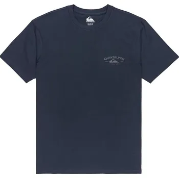 Pánské oblečení quiksilver Pánské triko anchor lockup dark navy