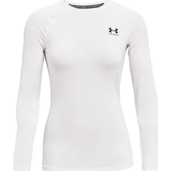 Dámské tričko Dámské Tričko s dlouhým rukávem UNDER ARMOUR UA HG AUTHENTICS COMP LS 1365459-100 – Bílá L