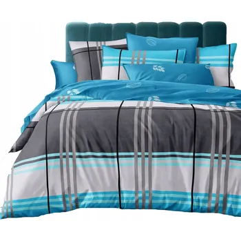 Povlečení SADA POVLEČENÍ 200x220 BAVLNĚNÝ SATÉN POVLEČENÍ NA POLŠTÁŘE 70x80