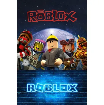 PUZZLE Roblox Hra Postavy Dárek + JMÉNO Krabička 120 dílků
