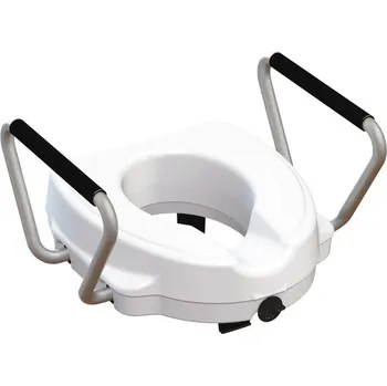 LM GLOBAL Design Limited Nástavec na WC 12cm s pevnými madly