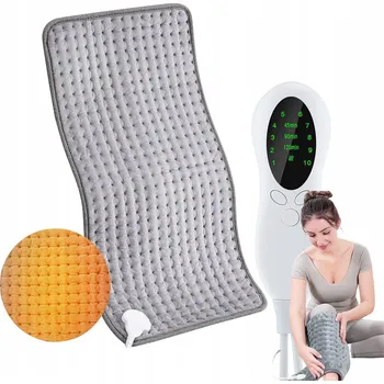 ELEKTRICKÁ DEKA VYHŘÍVACÍ PODLOŽKA 40 X 76 CM TERAPEUTICKÁ S ČASOVAČEM