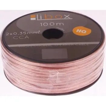 elektrický kabel Reproduktorový kabel Libox LB0004 2 x 0,35 mm2 100 m