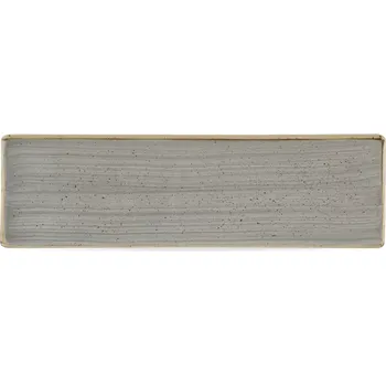 Porcelánový podnos, 300x90 mm | CHURCHILL, Stonecast Peppercorn Grey