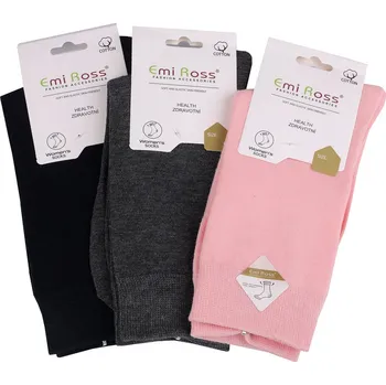 Dámské ponožky Dámské bavlněné ponožky Emi Ross, barva 14 (vel. 39-42) mix