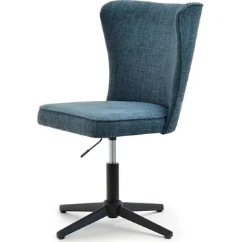 Křeslo Mebel Partner Selteke (modrá + chrom)