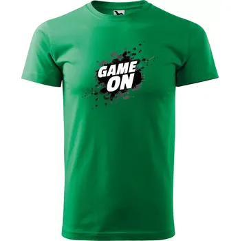 Pánské oblečení Sablio Tričko s potiskem Game On - zelené M
