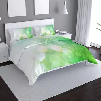 Povlečení Sablio Povlečení Zelená abstrakce - 140x220 / 90x70