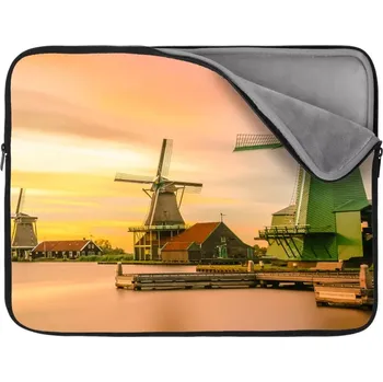 pouzdro na notebook Sablio Obal na notebook Větrné mlýny - 17"