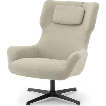 Křeslo Mebel Partner Irventendo (béžová + černá)