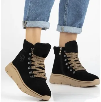 Dámská zimní obuv Boty na široké podrážce model 222013 Solea 38