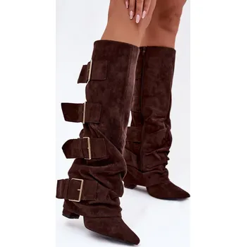 Dámské kozačky Kozačky na podpatku model 221908 Step in style 37