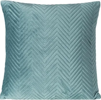 PREMIUM povlak na polštář SOFIA z měkkého a matného sametu prošívaný do vzoru rybí kosti