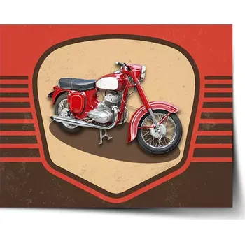 Plakát Sablio Plakát Jawa panelka Vintage - 60x40 cm