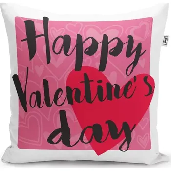 Polštář Sablio Polštář Happy Valentine’s day: 40x40 cm