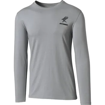 Pánské tričko ATOMIC BENT CHETLER LONG SLEEVE - Bluish Grey vel. M