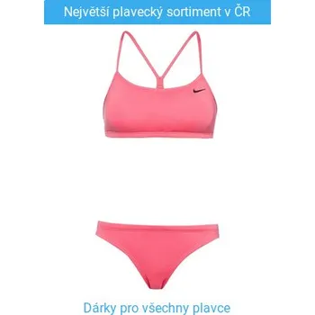 Dámské plavky Dámské dvoudílné plavky Nike Essential Sports Bikini Sea Coral XL - UK38