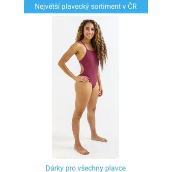 Dámské plavky Dámské plavky Finis Openback Solid Cabernet 30