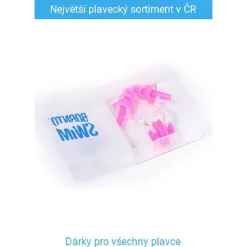 Špunt do uší BornToSwim Nose Clip/Earplugs Růžová