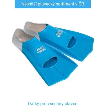 Ploutve Plavecké ploutve Mad Wave Short Training Fins Blue 31/33