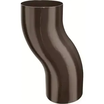 okap Koleno KJG 80 odskokové RAL 8017 tmavě hnědá čoko