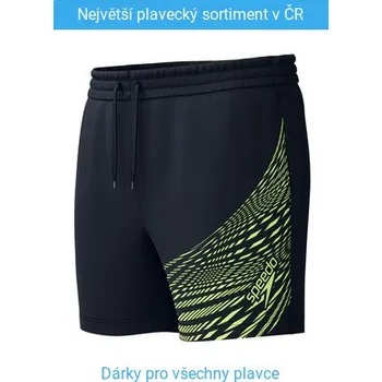 Speedo Medley Logo 16 Watershort Black/Hyper Yellow XXL - UK40