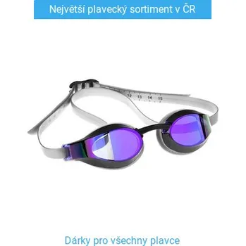 Plavecké brýle Mad Wave X-Look Rainbow Racing Goggles Fialová