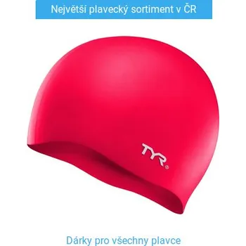 Plavecká čepice Plavecká čepička TYR Silicone Červená