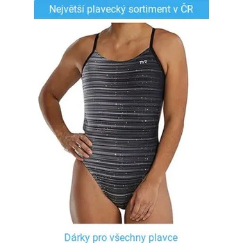 Dámské plavky Tyr Speedwarp Cutoutfit Titanium XL - UK38