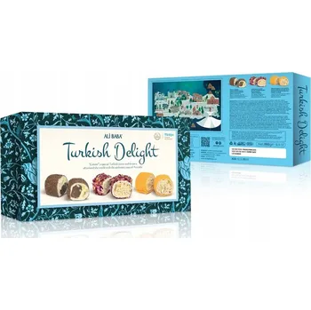 Bonboniéra Želé Bonbony TURKISH DELIGHT S KRÉMEM Z ORZ.LASK, MANGO A RŮŽE 350 g Alibaba 350 g