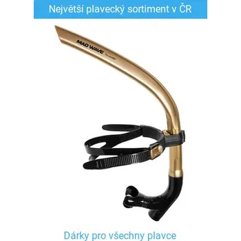 Šnorchl Mad Wave Pro Snorkel Gold