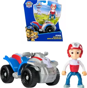 Figurka Tlapková patrola záchranná čtyřkolka + figurka Ryder SPIN MASTER pohyblivé kyčelní klouby