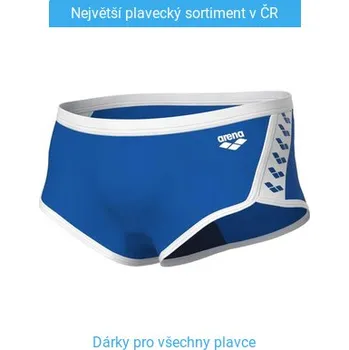 Pánské plavky Arena Icons Swim Low Waist Short Solid Blue/White XXL - UK40
