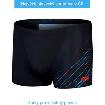 Pánské plavky Speedo HyperBoom V-Cut Aquashort Black/Blue S - UK32