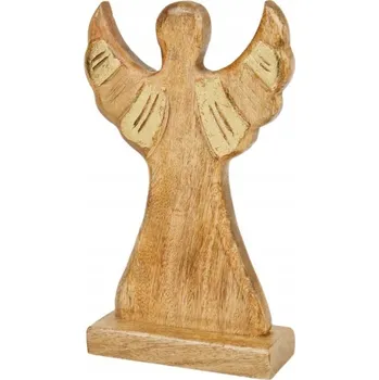 Obraz Vánoční figurka ANDĚL z mangového dřeva 27 cm Home Accents