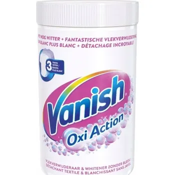 Odstraňovač skvrn Odstraňovač skvrn v prášku Bělidlo na bílé prádlo Vanish Oxi Action 1,5 kg