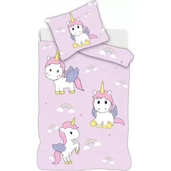 Povlečení Sada povlečení Aptex 100 x 135 cm fialová