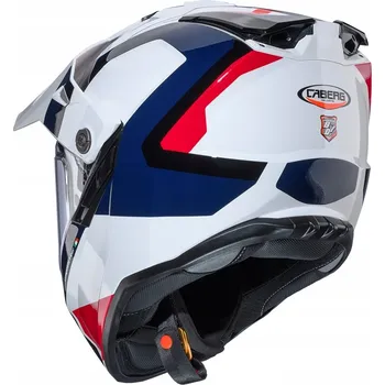 Helma na motorku Motocyklová přilba Caberg Tanami Bílá/Červená/Modrá XXL