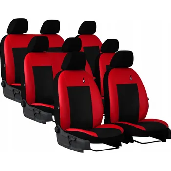 Moto oblečení POTAHY NA SEDADLA Z EKOKŮŽE PRO DODÁVKU FORD TRANSIT 5-8 MÍST