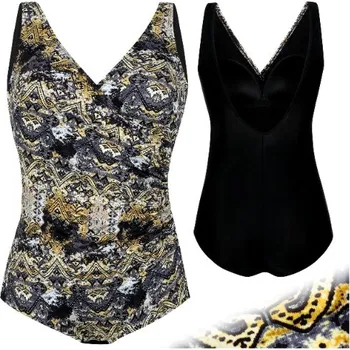 Dámské plavky Jednodílné plavky dámské plus size velikost 46 3XL Monokini