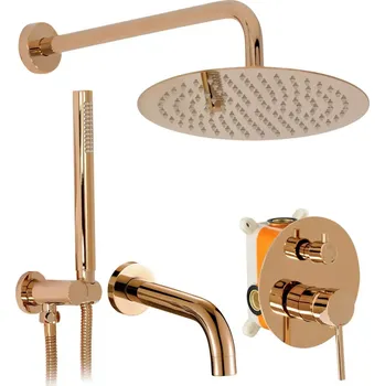 Podomítková koupelnová sada REA LUNGO Copper + BOX