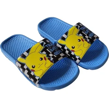 Chlapecké pantofle Pokémon Pikachu Pantofle plážové bazénové Leomil nazouvací modré vel. 25