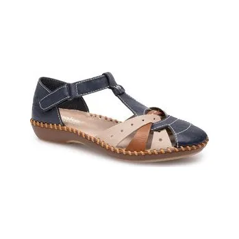 Dámské sandále Sandály Rieker M1655-14 Tmavomodrá 36