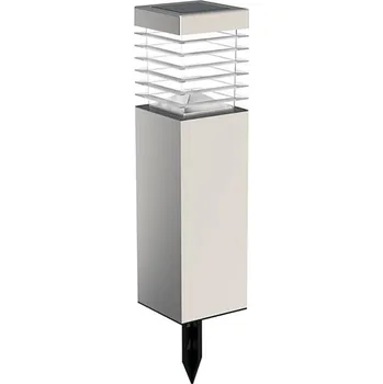 Venkovní osvětlení Solární lampa Retlux , stříbrná, 53 cm, 1 ks