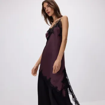 Dámské šaty Reserved - Asymetrické mini šaty - bordó - 937JQ-53X - 937JQ-53X-S