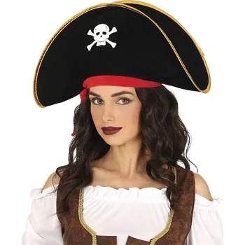 Karnevalový kostým GuircaPirátský klobouk s lebkou