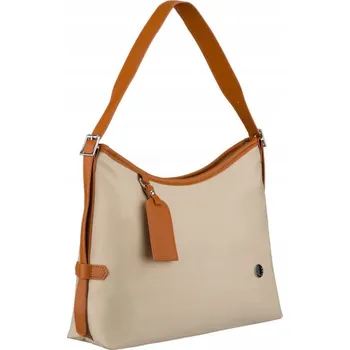 Kabelka Peterson kabelka přes rameno polyester béžová